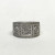 14k Ring with Diamond Style Studded Ring, 6.6 g, Size: 7