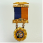 14K Gold Dieges & Clust 10 Year 2nd Battalion Naval Militia NY 100% Duty Medal