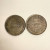 1852 Brazil 2000 Reis silver coins, 2 pcs