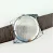 Vintage Waltham 17 Jewel Mechanical Watch Swiss Linen Dial Men's Leather Band