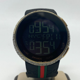 Grammy Music Awards Gucci Special Edition Diamond Digital Watch