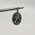PANDORA 925 Sterling Silver Real Black Spinel Gem Wanda's Garden Flower Pendant