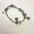 Pandora Solid Sterling Silver Multi-Charm Snake Bracelet 7 in, Box Pandora Solid Sterling Silver Multi-Charm Snake Bracelet 7 in, Box