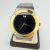 Movado Swiss Museum Classic Mens St. Steel Watch Gold tone Dots Two-Tone