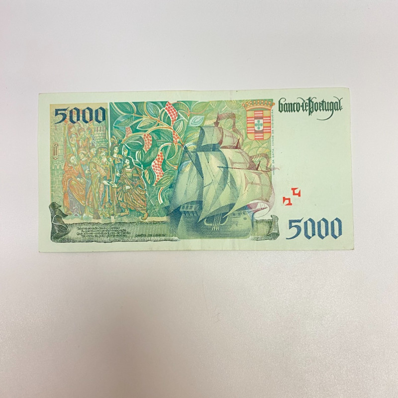 Portugal 5000 Escudos 1995x2, 1996, 1997, 1998 Bills Portugal 5000 Escudos 1995x2, 1996, 1997, 1998 Bills