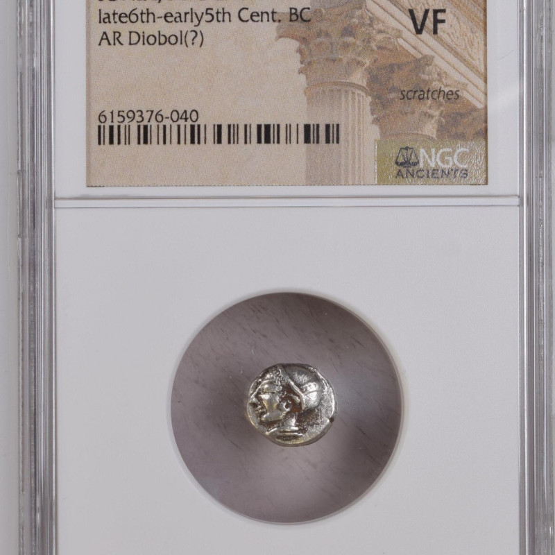 IONIA, PHOCAEA late6th-early5th Cent. BC AR Diobol