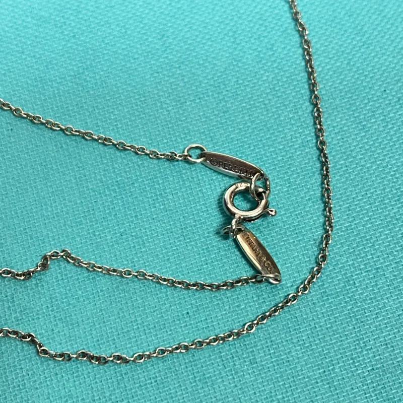 Tiffany & Co Elsa Peretti Chain Necklace in Sterling Silver, 16 Inches