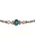 Vintage Sterling Silver Oval Green Emerald Stone Designed Bracelet Vintage Sterling Silver Oval Green Emerald Stone Designed Bracelet