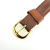 Longines Swiss Ladies Wrist Watch 17 Jewels 10K Gold Brown Leather