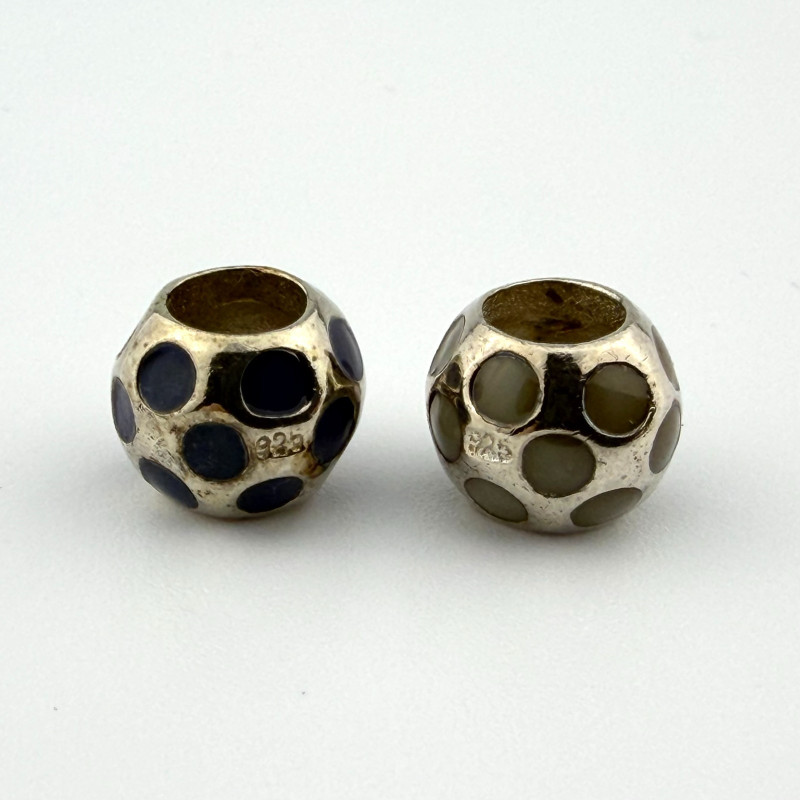 925 Sterling Silver Charm Necklace Style 18" -19.5" 20 charms