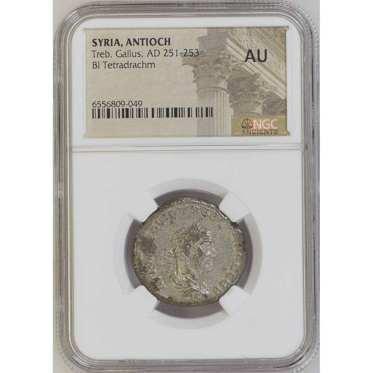 SYRIA ANTIOCH TREB GALLUS AD 251-253 Bl Tetradrachm