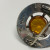 JF Silver Tone Faux Citrine Round Gemstone Circle Brooch JF Silver Tone Faux Citrine Round Gemstone Circle Brooch