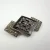 Vintage Geometrical Pin / Brooch with Black Onyx and Marcasite 925 Sterling