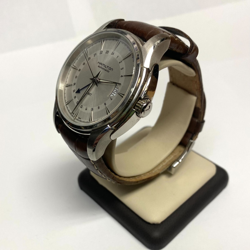 Hamilton Jazzmaster Traveler GMT Men's White Dial/Steel Case Hamilton Jazzmaster Traveler GMT Men's White Dial/Steel Case