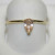 Shashi Sterling Silver Pear Shaped With Pink Stone Women's Ring Size 7 Shashi Sterling Silver Pear Shaped With Pink Stone Women's Ring Size 7