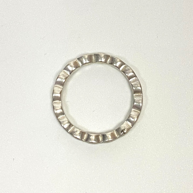 Pandora Better Together Twist Ring Size 7 White Enamel Authentic 190884EN23