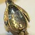 Antique Sterling Silver Marcasite Ferza Engraved Penguin RUBY Red EYE Brooch