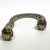 John Hardy Bracelet Dot Kick 925 Silver 18k Yellow Gold Cuff
