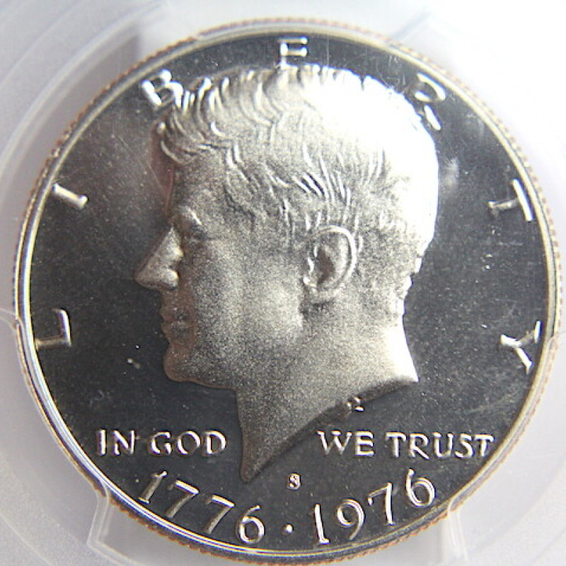 1976 -S PCGS PR70 DCAM CLAD SILVER HALF DOLLAR 50C 1976 -S PCGS PR70 DCAM CLAD SILVER HALF DOLLAR 50C