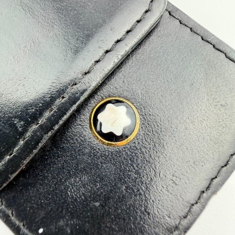 MONTBLANC SIENA 2 Pen Pouch Black Full grain calfskin