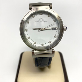Porsamo Bleu Dahlia Leather Strap Watch, 34 mm