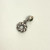 Authentic Pandora Silver and Lime Quartz Dangle Disc Charm 790435LQ Authentic Pandora Silver and Lime Quartz Dangle Disc Charm 790435LQ