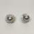 Silver Clip-On Earrings CZ and Faux Perl