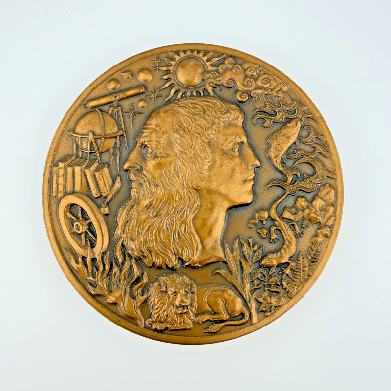 1977 Franklin Mint bronze 3” Art medal /Calendar by Donald Everhart II