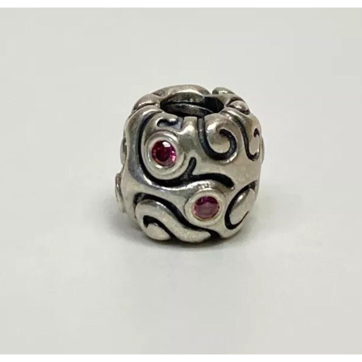 Pandora 790548CZR Sterling Silver Red Day Dream CZ Bead Charm FZZ