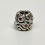 Pandora 790548CZR Sterling Silver Red Day Dream CZ Bead Charm FZZ
