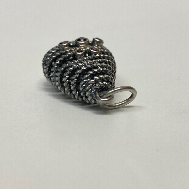 Auth Pandora Silver Hidden Romance Pendant 390337RHL-90 Auth Pandora Silver Hidden Romance Pendant 390337RHL-90