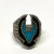 Vintage Stainless Steel Size 11 Eagle Inlay Ring Vintage Stainless Steel Size 11 Eagle Inlay Ring