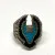 Vintage Stainless Steel Size 11 Eagle Inlay Ring