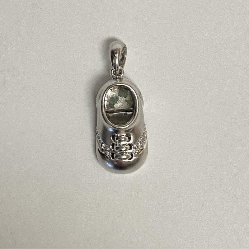 14K Baby Shoe Charm With Engraving 585 0n Pendent 14K Baby Shoe Charm With Engraving 585 0n Pendent