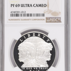 2011 P U.S ARMY $1 PF 69 ULTRA CAMEO NGC