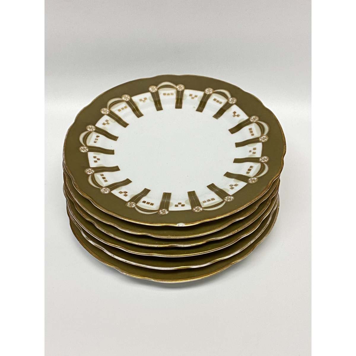 6 Tableware Porcelain Plates by Gardner Moscow