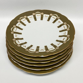 6 Tableware Porcelain Plates by Gardner Moscow
