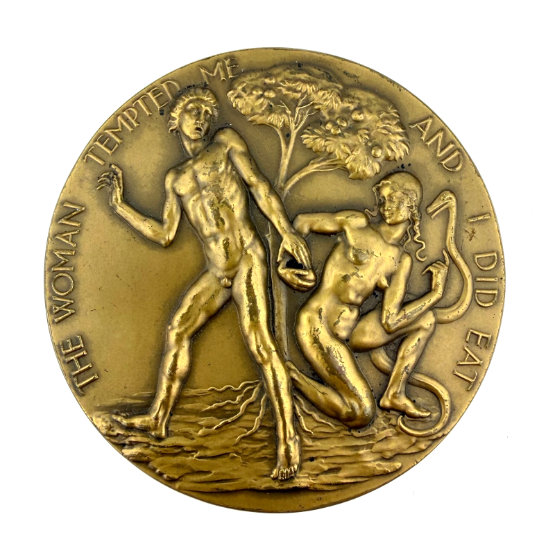 Nudes Adam And Eve Society Of Medalists 53rd Issue  Medal 3”