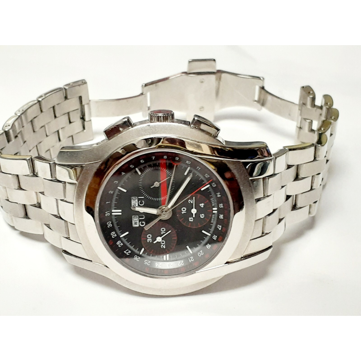 GUCCI CHRONO DAY DATE BLACK QUARTZ