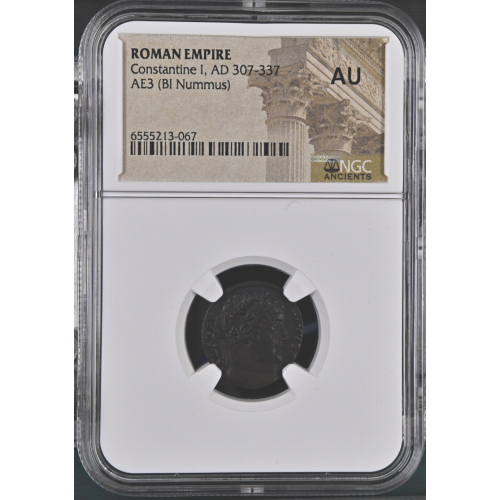 ROMAN EMPIRE CONSTANTINE I,AD 307-337 AE 3 (BI Nummus) ROMAN EMPIRE CONSTANTINE I,AD 307-337 AE 3 (BI Nummus)