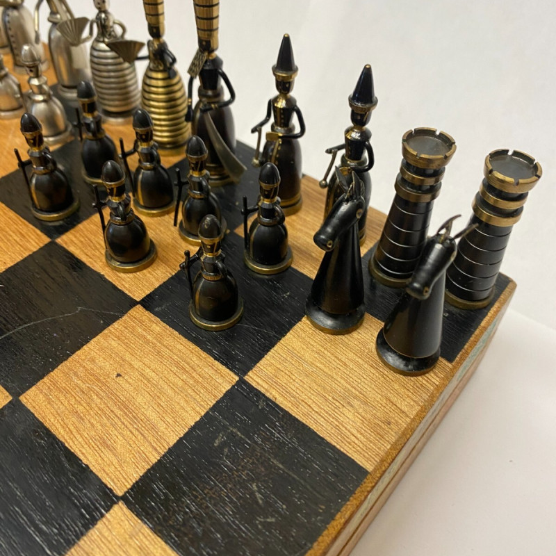 Collection of 31 Vintage Israel by Hans Teppich Artist Judaica Bronze Figurines