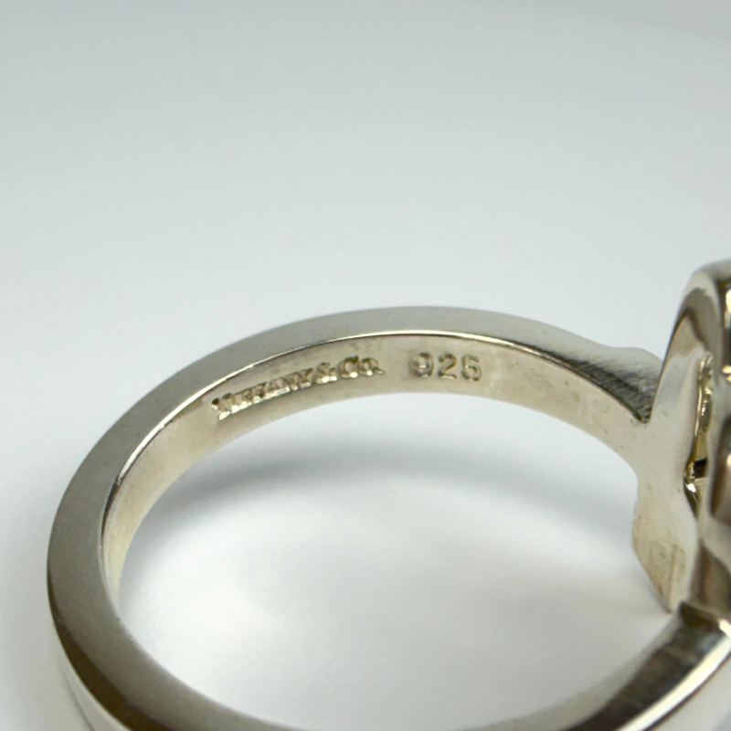 Tiffany & Co. Paloma Picasso Loving Heart Sterling Silver Ring - Size 5