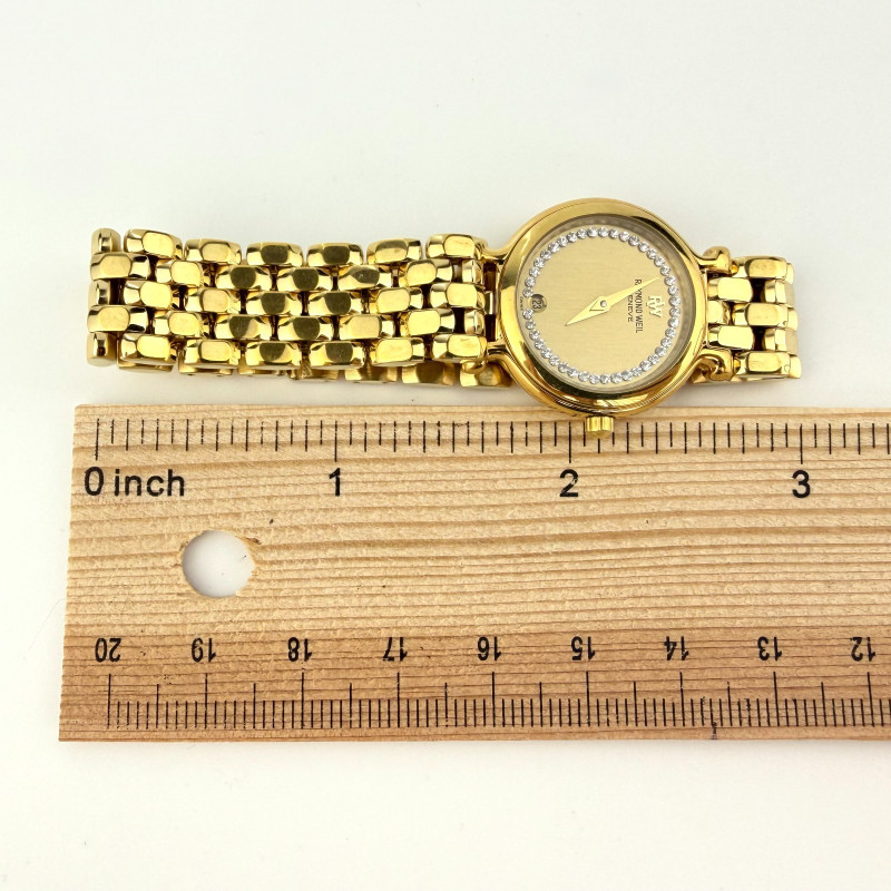 Raymond Weil Chorus Diamond Women's Watch Geneve 9937-2 18K Gold Electroplated