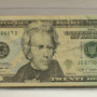$20 2009 United States Of America  Fancy Serial JG 67000667D