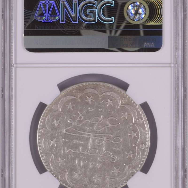 NGC AU 50 AH1327 / 9 TURKEY NGC 20K 