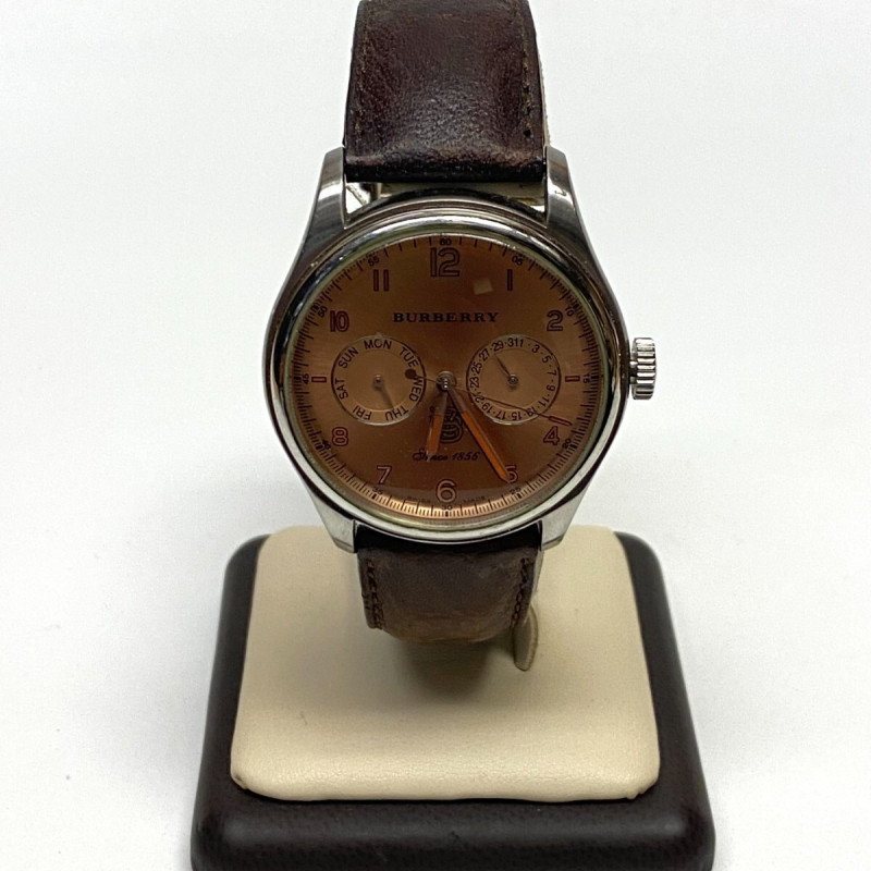 BURBERRY BU1602 WATCH 40.5mm Leather Strap Men's Watch BURBERRY BU1602 WATCH 40.5mm Leather Strap Men's Watch