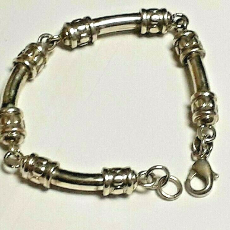 Sterling Silver 925 Link Bar Bracelet Sterling Silver 925 Link Bar Bracelet