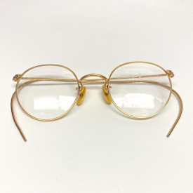 Vintage Gold Eyeglasses Ful-Vue 1/10 12K GFN Antique Glasses Spectacles