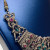 Antique Handmade Necklace and Earrings Diamond Tourmaline Ruby Emerald Sapphire Antique Handmade Necklace and Earrings Diamond Tourmaline Ruby Emerald Sapphire