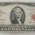 $2  Red Seal 1963  United States Note Dollar Bill